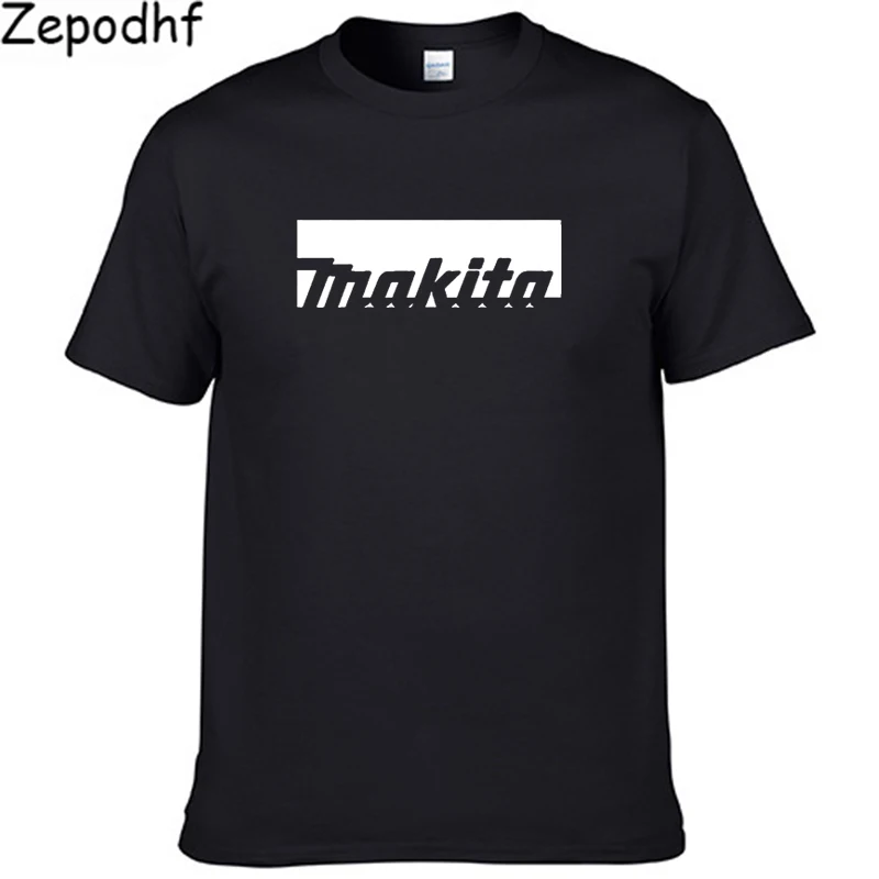 Для мужчин s футболки nigikala Makita Tools отличная черная футболка S XXXL Размеры печатных