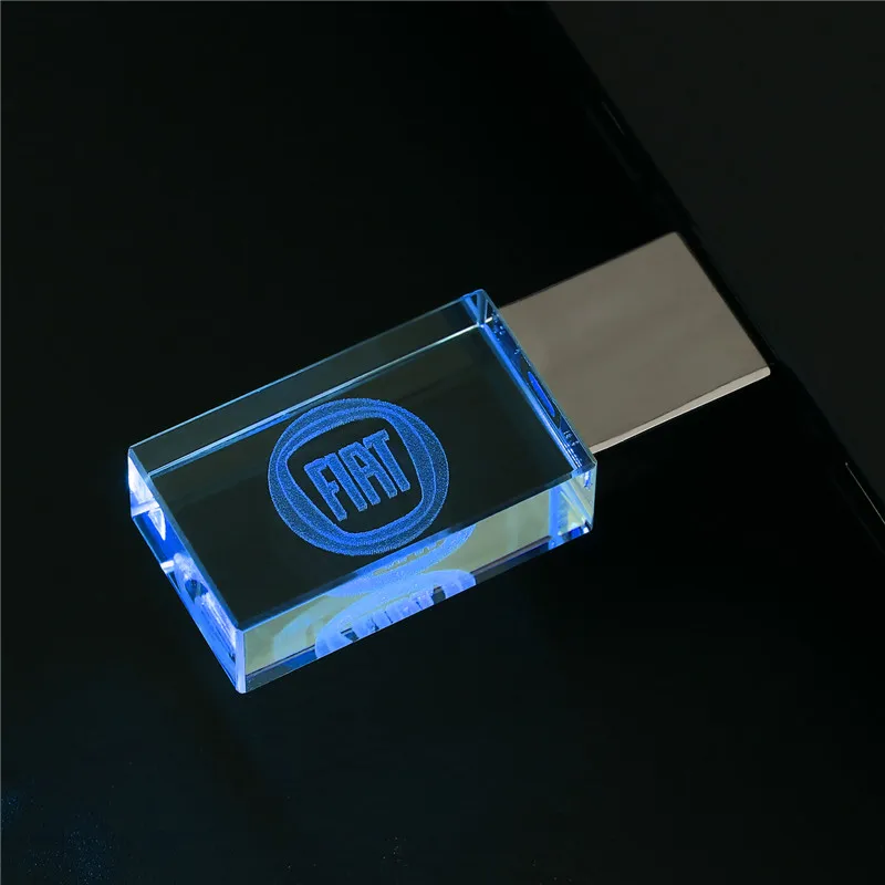 blue JASTER, fiat crystal+ металлический USB флеш-накопитель, флешка, 4 ГБ, 8 ГБ, 16 ГБ, 32 ГБ, 64 ГБ, внешняя карта памяти, u-диск, USB 2,0 - Цвет: blue