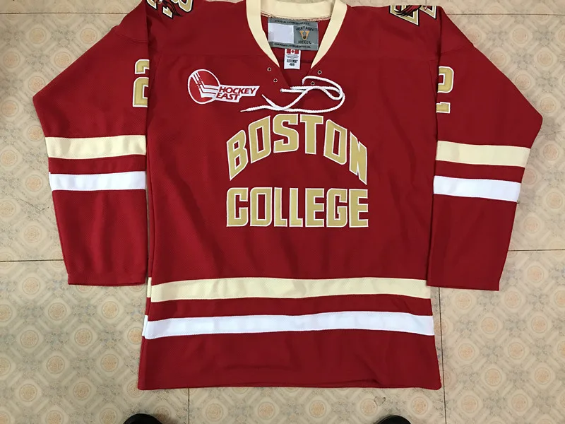 

Boston College #2 scott savage MEN'S Hockey Jersey Embroidery Stitched Customize any number and name