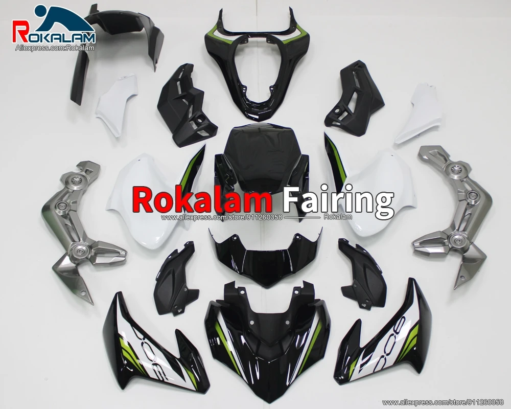 

Fairing For Kawasaki Z900 2017 2018 2019 Z 900 17 19 Black Silver White ABS Motorbike Body Kit (Injection molding)