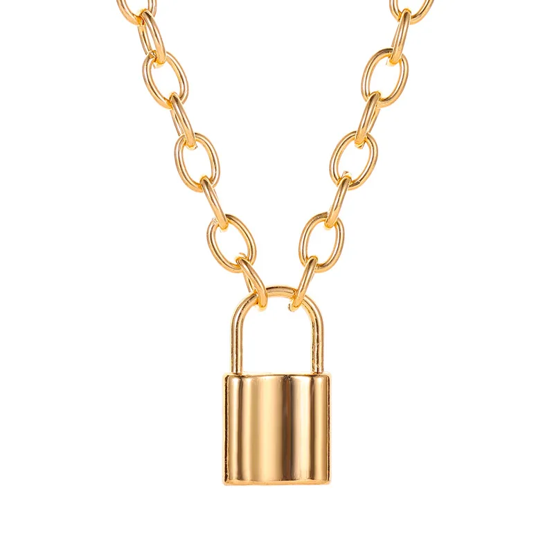 Лидер продаж цепочка ожерелье блестящее индивидуальное сердце с замком