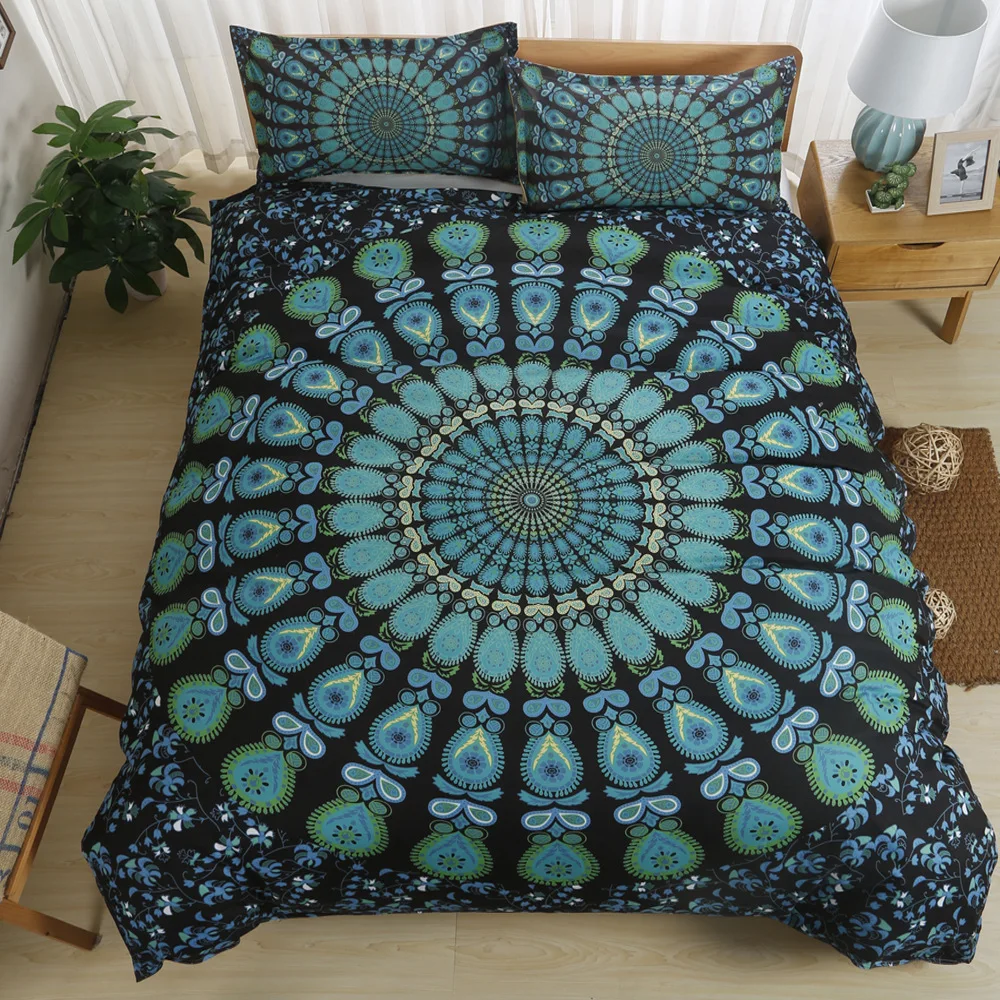 Комплект постельного белья из 3 предметов с цветочным узором|bed set|bedding setflower bedding