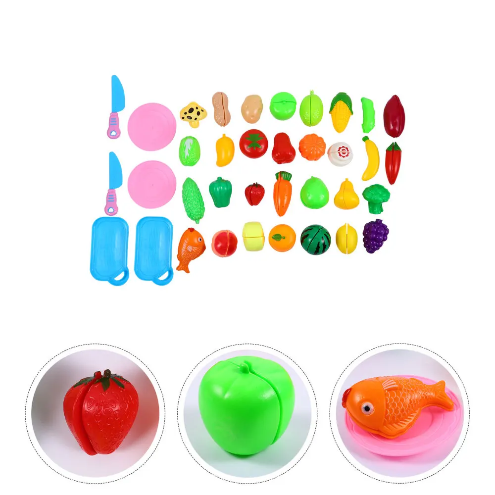 

36Pcs Kids Simulation Vegetable Fruit Cutting Toys Kids Educational Toys