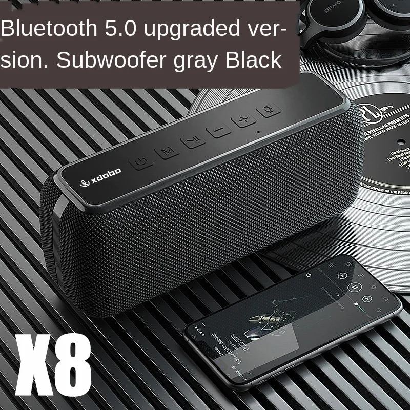 X8 High с 60 Вт сабвуфер Bluetooth динамик 5 0 аудио водонепроницаемый можно подключить в