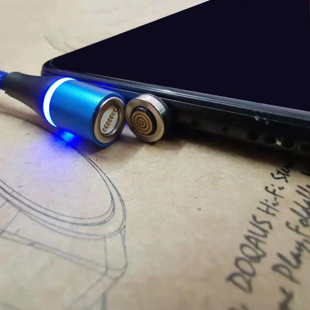 Магнитный кабель USB Starplat Type-C/Micro/Lightning для телефонов iPhone/Android 3A 1 м | Мобильные