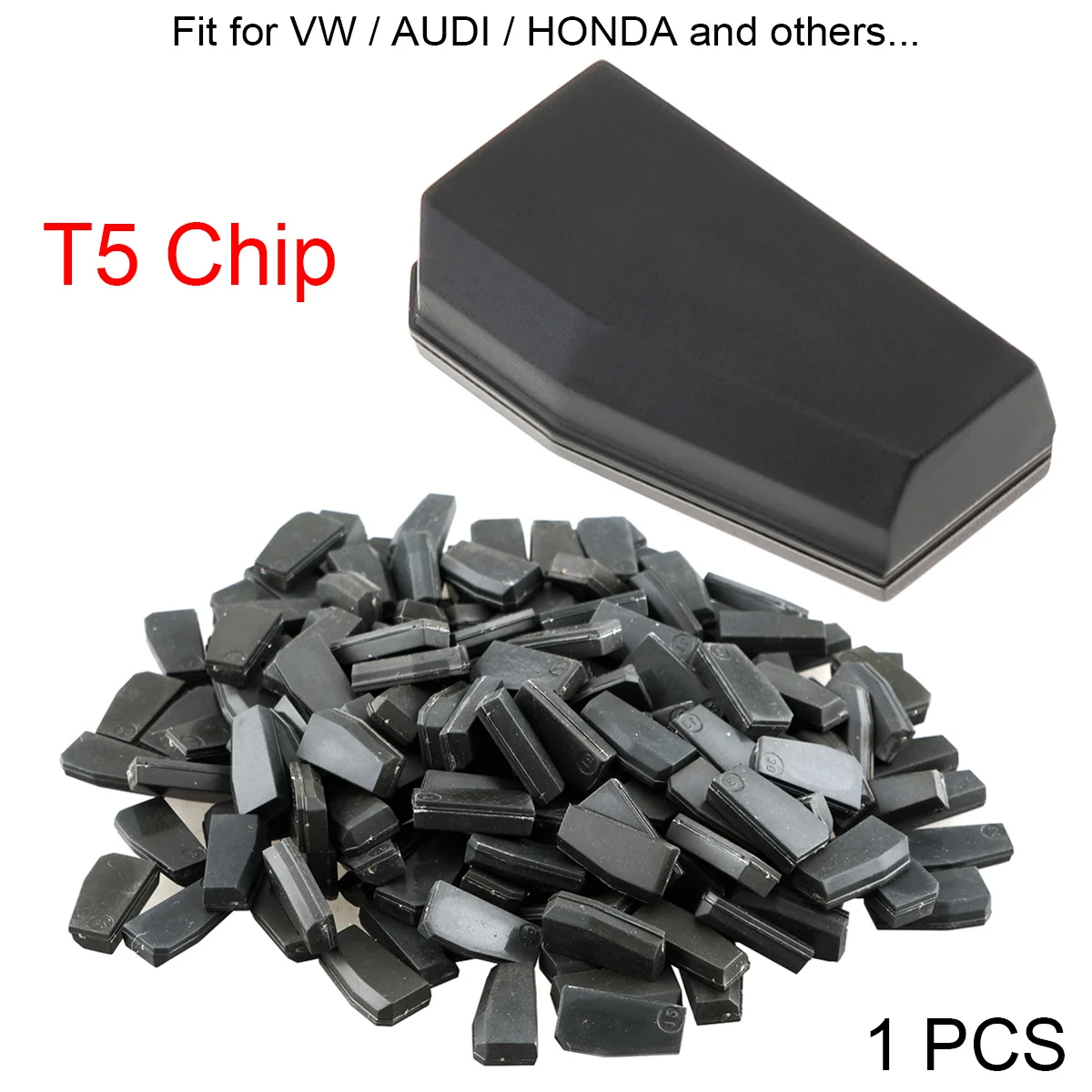 Чип для автомобиля T5 ID20, чип-транспондер с Карбоновым чипом, подходит для автомобилей VW HONDA, внедорожников Vhicle