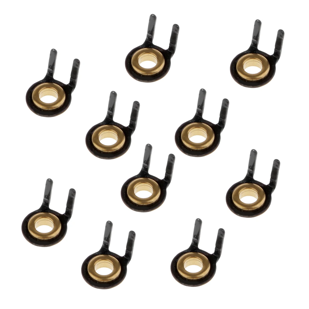 10 шт. из нержавеющей стали с двойной ножкой удочки направляющие внутренний