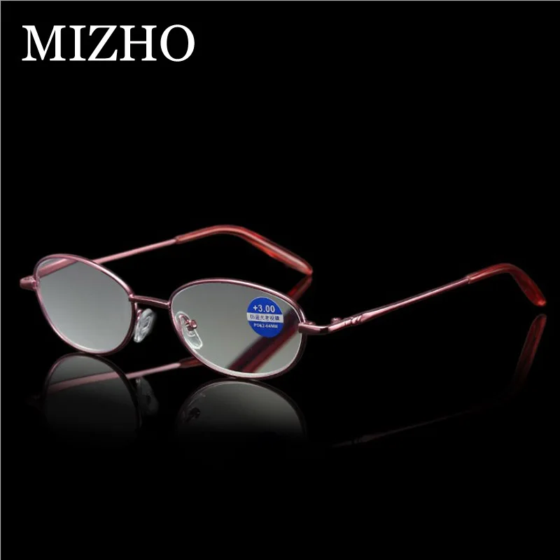 MIZHO, анти-синий светильник, очки, дамские лучи, тонированные линзы, компьютерные очки для чтения, Женские винтажные УФ-защитные металлические очки