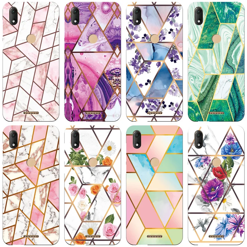 Мягкий чехол для телефона Wiko View Max Funda Глянцевая цветная силиконовая задняя