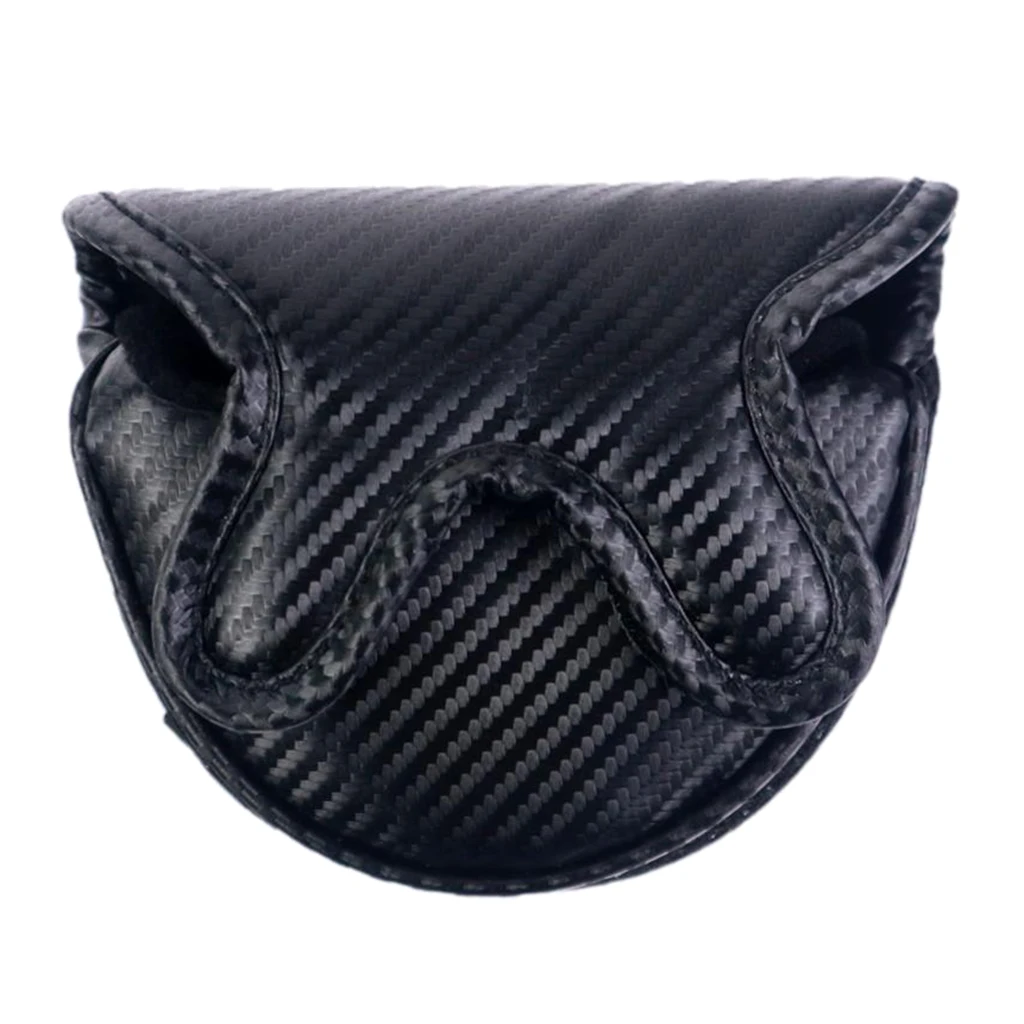 

Black Golf Mallet Head Cover Headcover Protector Guard Sleeves For Center Putter