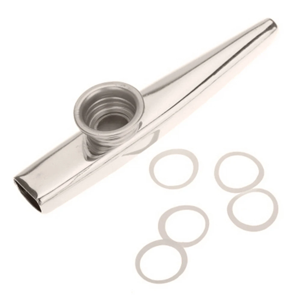 Металлический казу из алюминиевого сплава с 5 диафрагма для флейты подарок детей