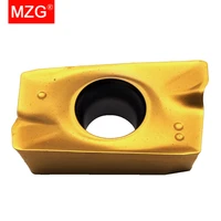 mzg 10pcs apmt 1135 1604 high hardness titanium alloy machining cutting carbide bap300 bap400 milling cutter inserts