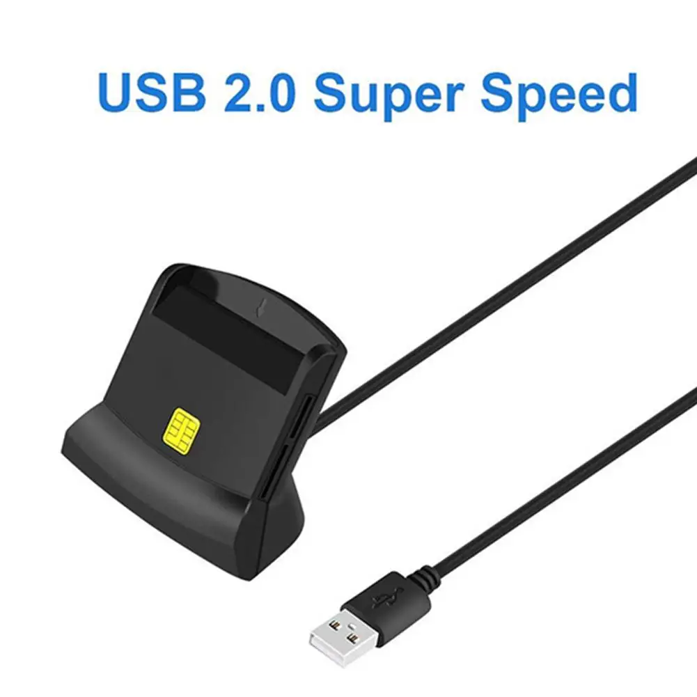 

Считыватель смарт-карт USB SIM для банковских карт IC/ID EMV SD TF MMC Кардридеры ИСО 7816 для ПК/SC Версия 1,0/стандарт