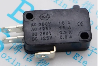 (10pcs/lot)Large micro-button switch V-15-1C25 / IC25 silver point microwave contact | Switches