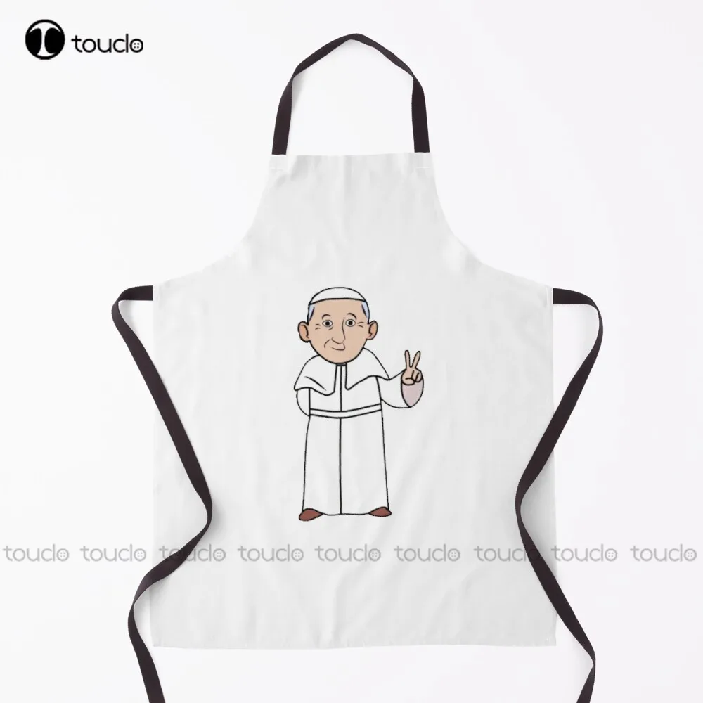 

Pope Francis Apron Waist Apron Personalized Custom Cooking Aprons Garden Kitchen Household Cleaning Unisex Adult Apron New