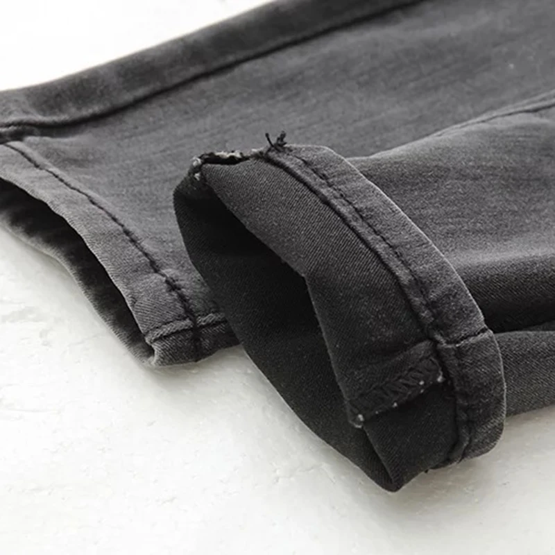 GOPLUS черные джинсы женскиебольшие размеры с высокой талией брюки женские