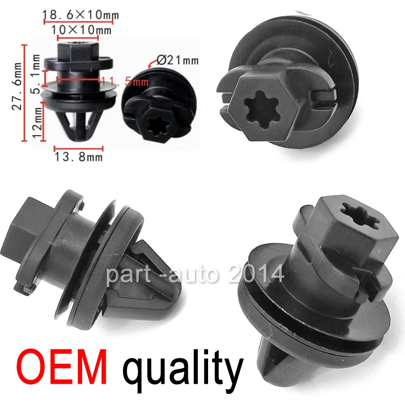 

25x/50x / 100x / 500x OEM quality Door Trim Panel Retainer Clips For VW Golf Jetta Passat GTI 3AA868243A