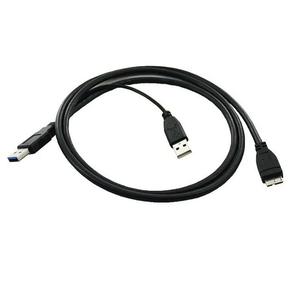 

Кабель USB 3,0 для передачи данных для мобильного жесткого диска, кабель с двойной головкой USB для Micro-b с дополнительным источником питания