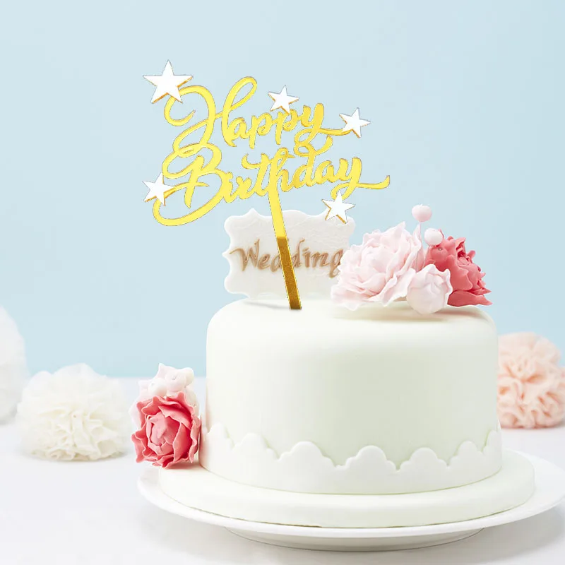 5 шт./10 шт. акриловые аксессуары для украшения тортов|Товары тортов| |