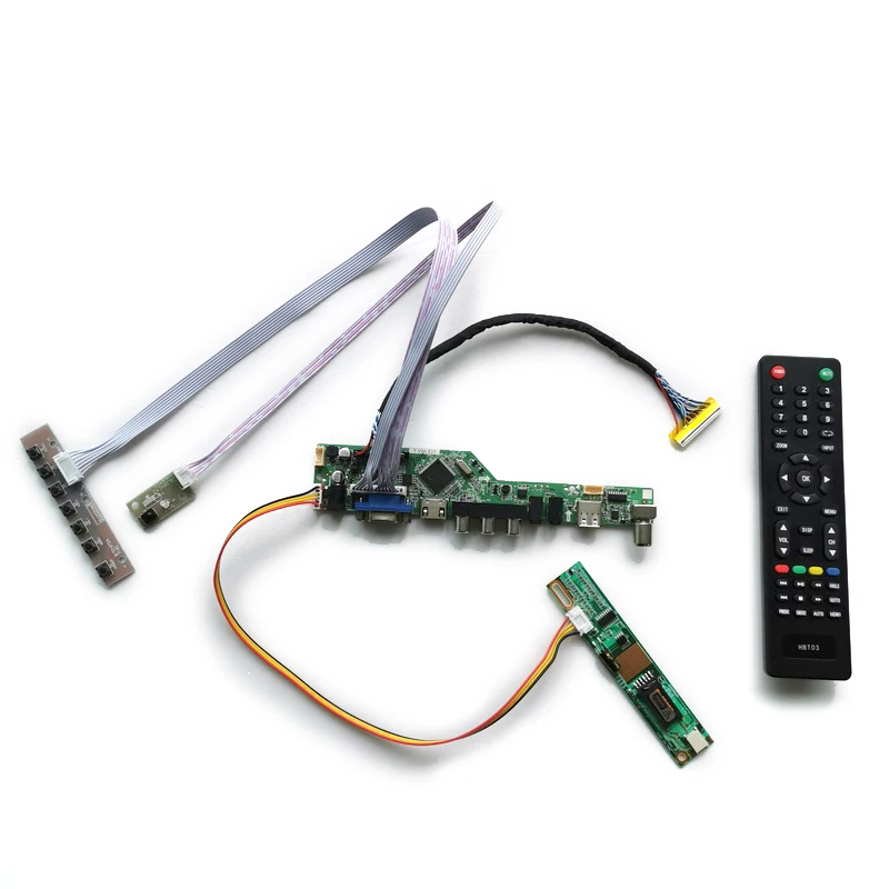 

Kit VGA AV USB 30 Pin LVDS LCD Monitor Controller Board 1280*800 Fit LP154W01 (A1)/LP154W01 (A3)/LP154W01 (A5) Matrix 1CCFL