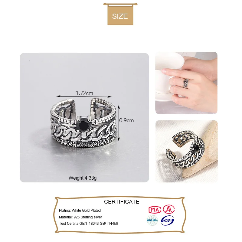 Женское многослойное кольцо ElfoPlataSi серебряное из натуральной 925 пробы с