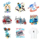 Для переноса утюгом для одежды термоклейкие Патчи Diy пространство туристические наклейки на одежде ткани виниловые полосы патч плавкий C