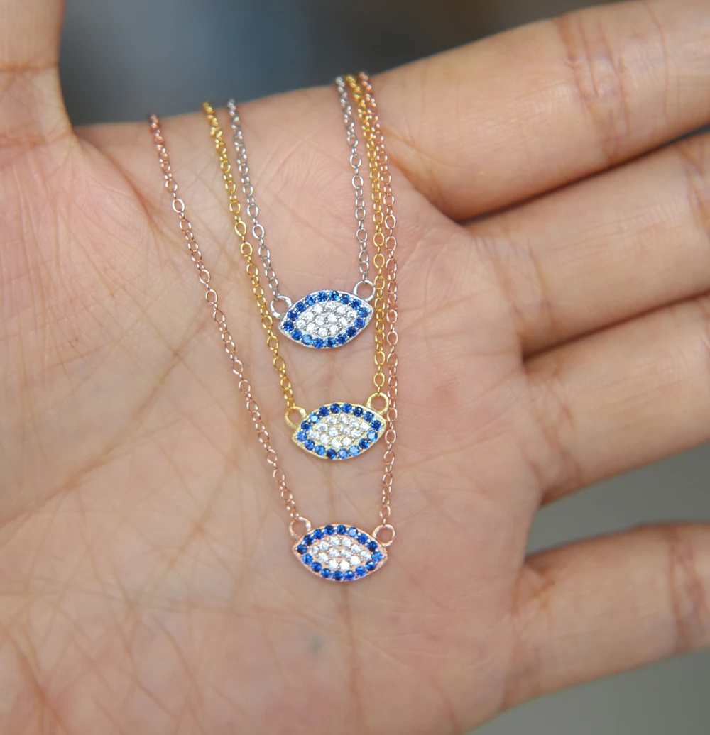 Женское колье из серебра 100% пробы с фианитами| |