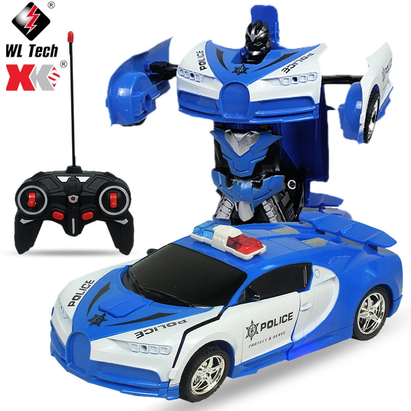 DZQToys Rc автомобиль трансформации робот автомобиля 1:18 деформации RC светильник