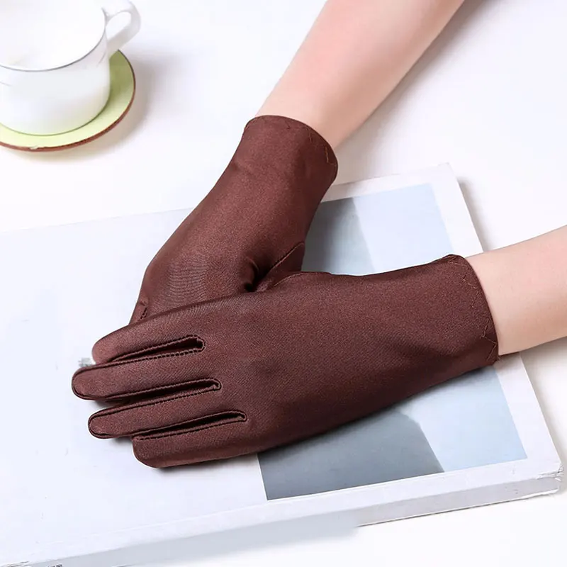 Солнцезащитные велосипедные перчатки 1 пара тонкие эластичные элегантные