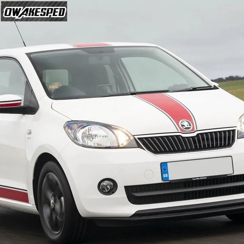 

Наклейки на крышу автомобиля, багажник, на 3-5 дверей, для Skoda Citigo