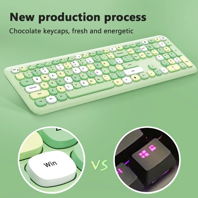 

2.4G Wireless Gaming Keyboard Mouse Set Gaming Mouse Magic Keyboard Combo For Laptop Computer PC Gamer Mice Computer Mause Kit