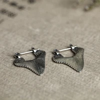 925 sterling silver shark teeth stud earrings women punk earrings vintage party wedding jewelry gifts for girls women jewelry