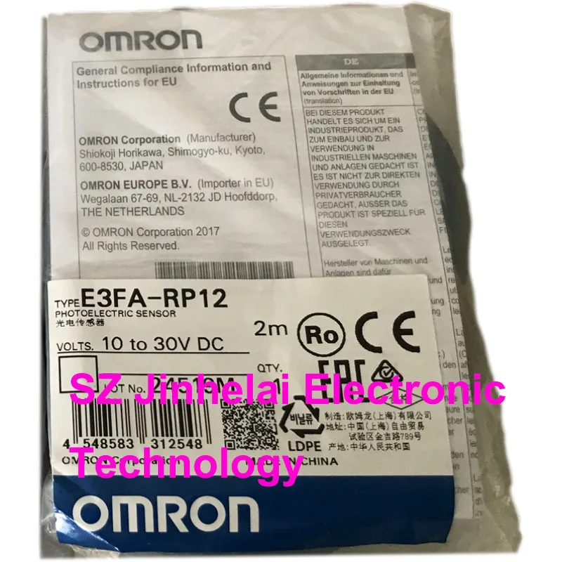 

New and Original E3FA-RP12 OMRON Photoelectric Sensor Switch 2M
