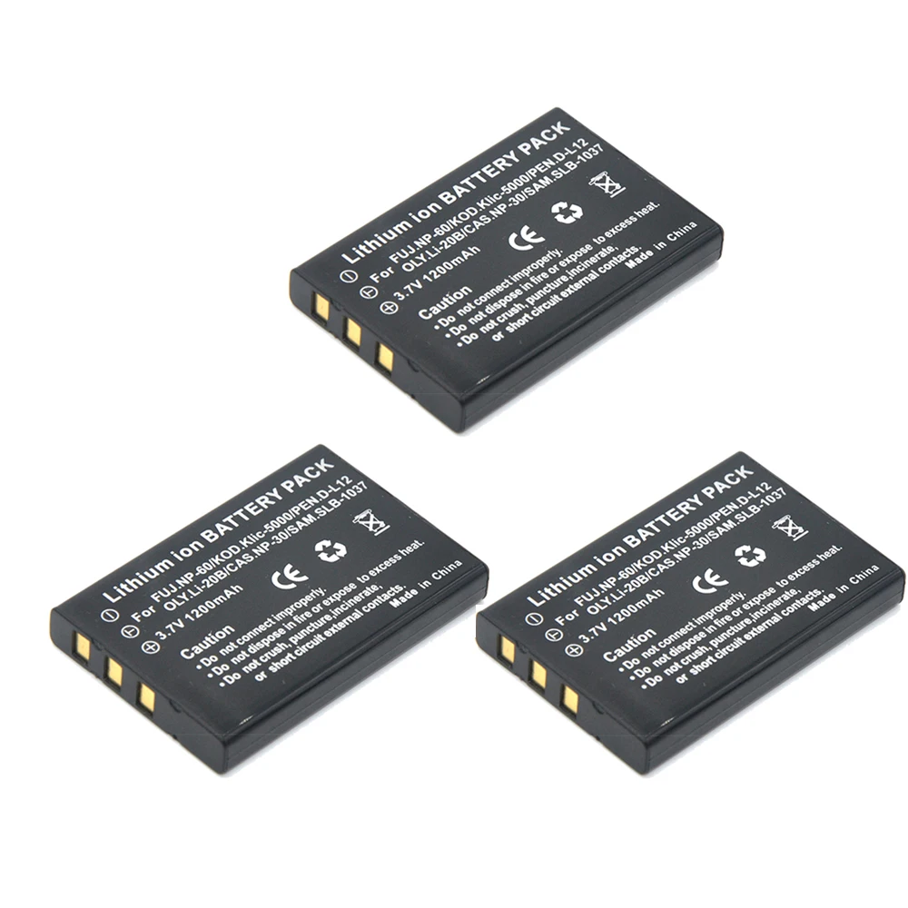 DuraPro 2pc 1200mAh NP 60 NP60 литий ионная батарея для Samsung Fujifilm|li-ion battery|battery for samsungbattery |