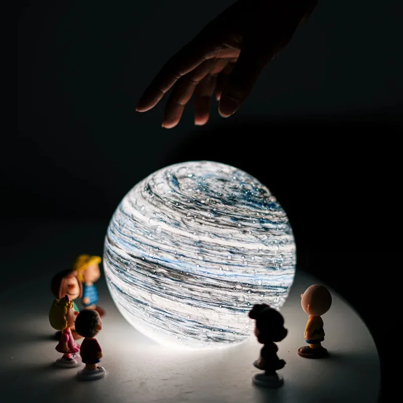 

Table lamp wandering earth creative birthday gift star sky bedside lamp bedroom Saturn moonlight light Home Decor home decor