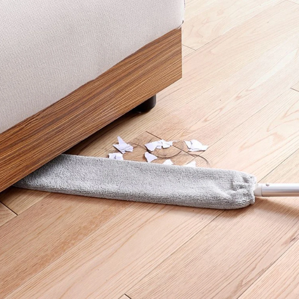 

Bedside Dust Brush Telescopic Long Handle Mop Sweep Artifact Household Bed Bottom Cleaning Mop Gap Cleaning Tool