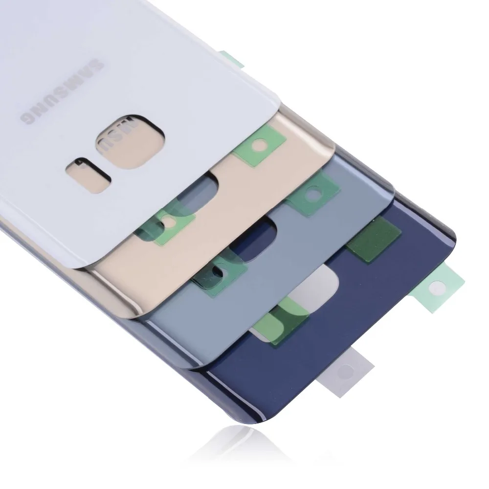 Задняя крышка батарейного отсека для samsung Galaxy Note 5 Nota 5 N920 N920F задняя крышка корпуса батарейного отсека Запасные части