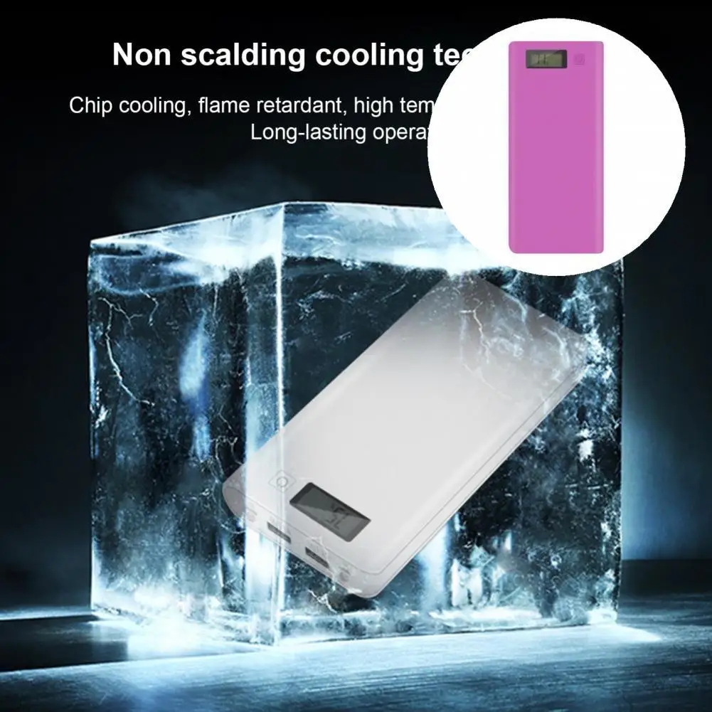 

Практичный чехол с двойным USB-портом 8x18650 для зарядки аккумуляторов, пластиковый чехол «сделай сам», чехол с портативным зарядным устройств...