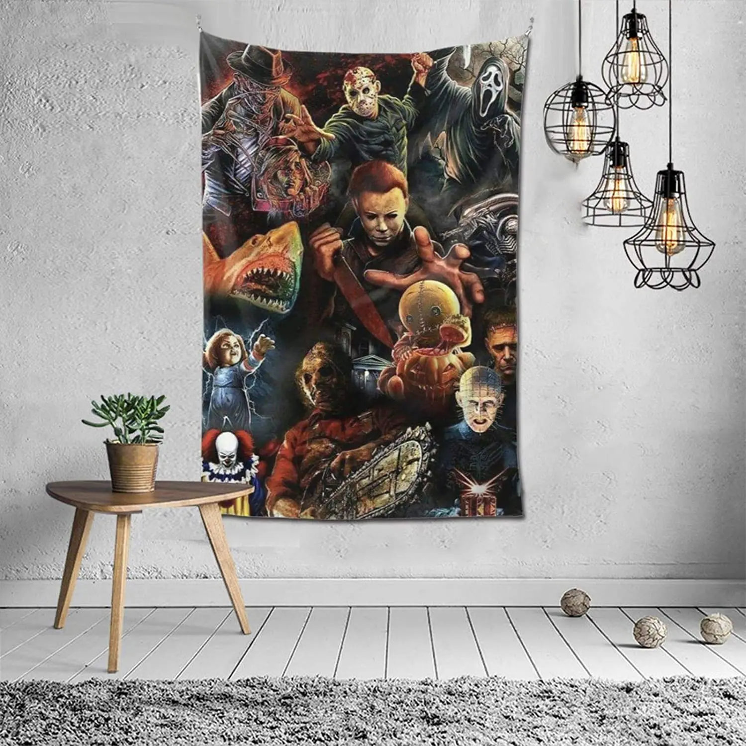 

Horror Character Halloween Tapestry Decoration Wall Hanging