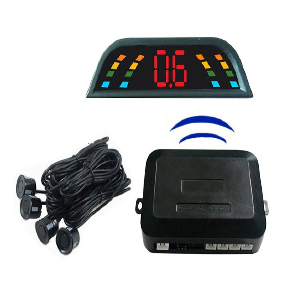 4 зонда Интеллектуальный беспроводной WIFI Автомобильный радар заднего вида