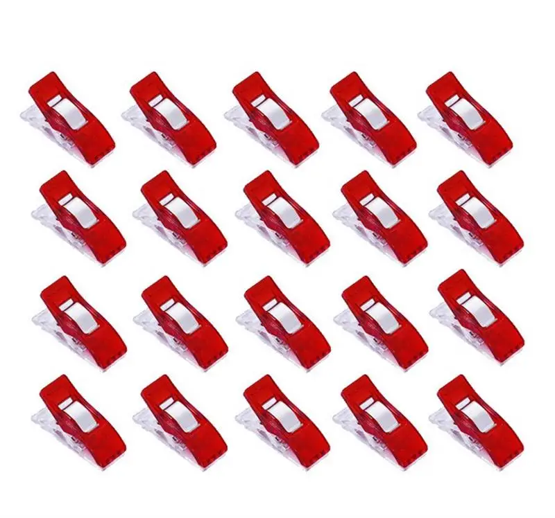 Набор зажимов для шитья 20 шт. разноцветные пластиковые зажимы ног сделай сам в