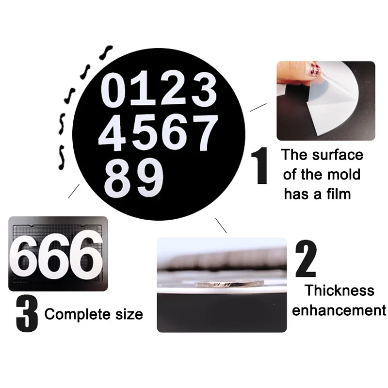 Цифры Набор форм для торта декорирования выпечки формы кухонный инструмент