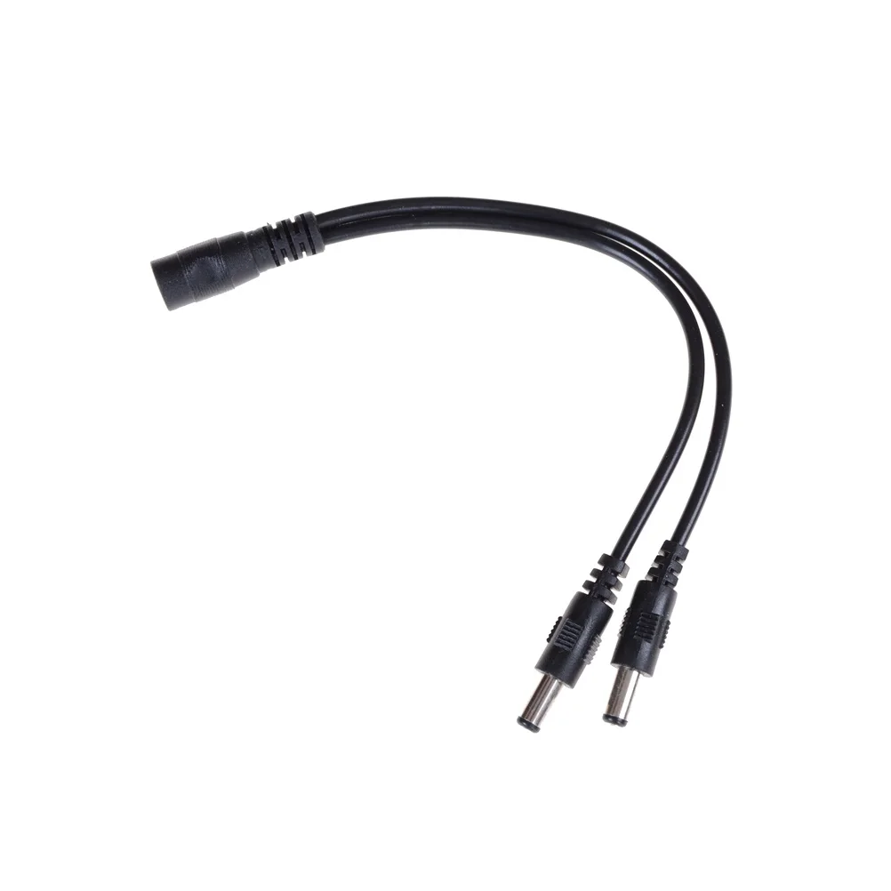 1 штекер постоянного тока в 2 гнездовой разъем провода питания сплиттер адаптер