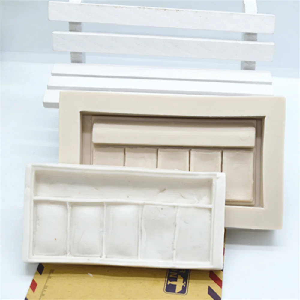 Luyou 1 шт. силиконовая резина прессформы Fondant Mold макияж коробка торта Docarating
