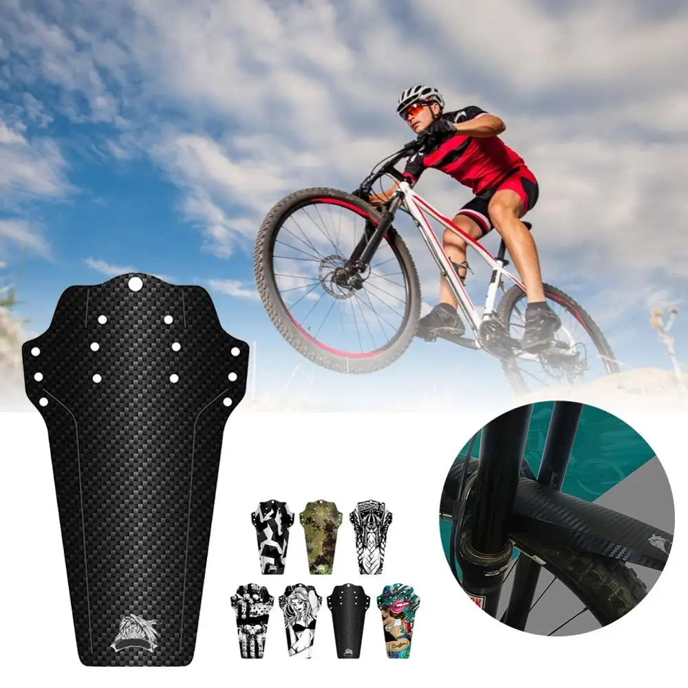 

Креативные велосипедные крылья, качественные передние/задние велосипедные крылья из углеродного волокна, горный велосипед, грязезащитные ...