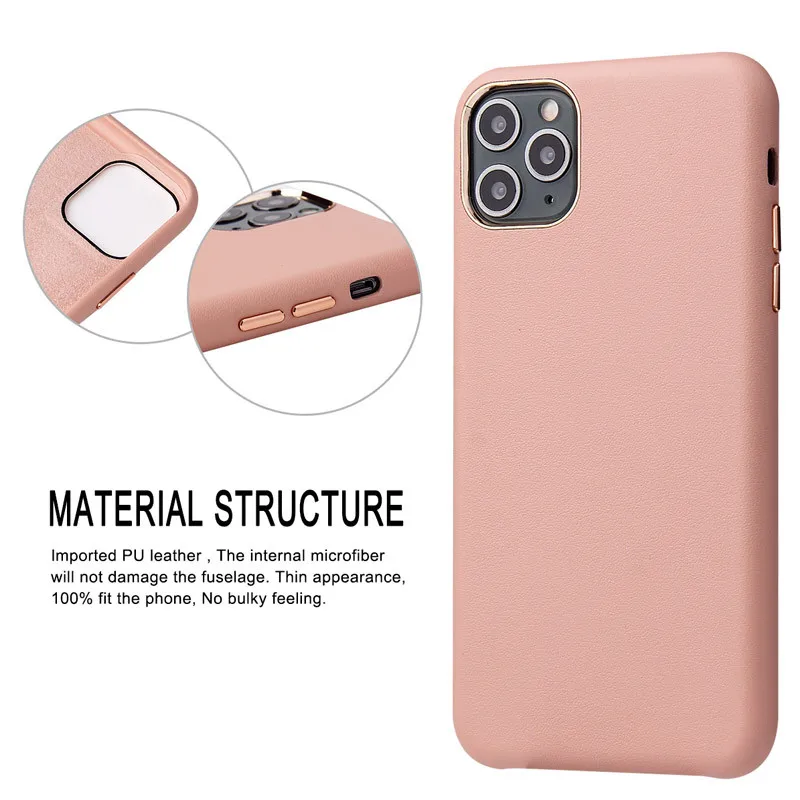 Роскошный Жесткий чехол из искусственной кожи с именем на заказ для iphone 12 Pro Max SE