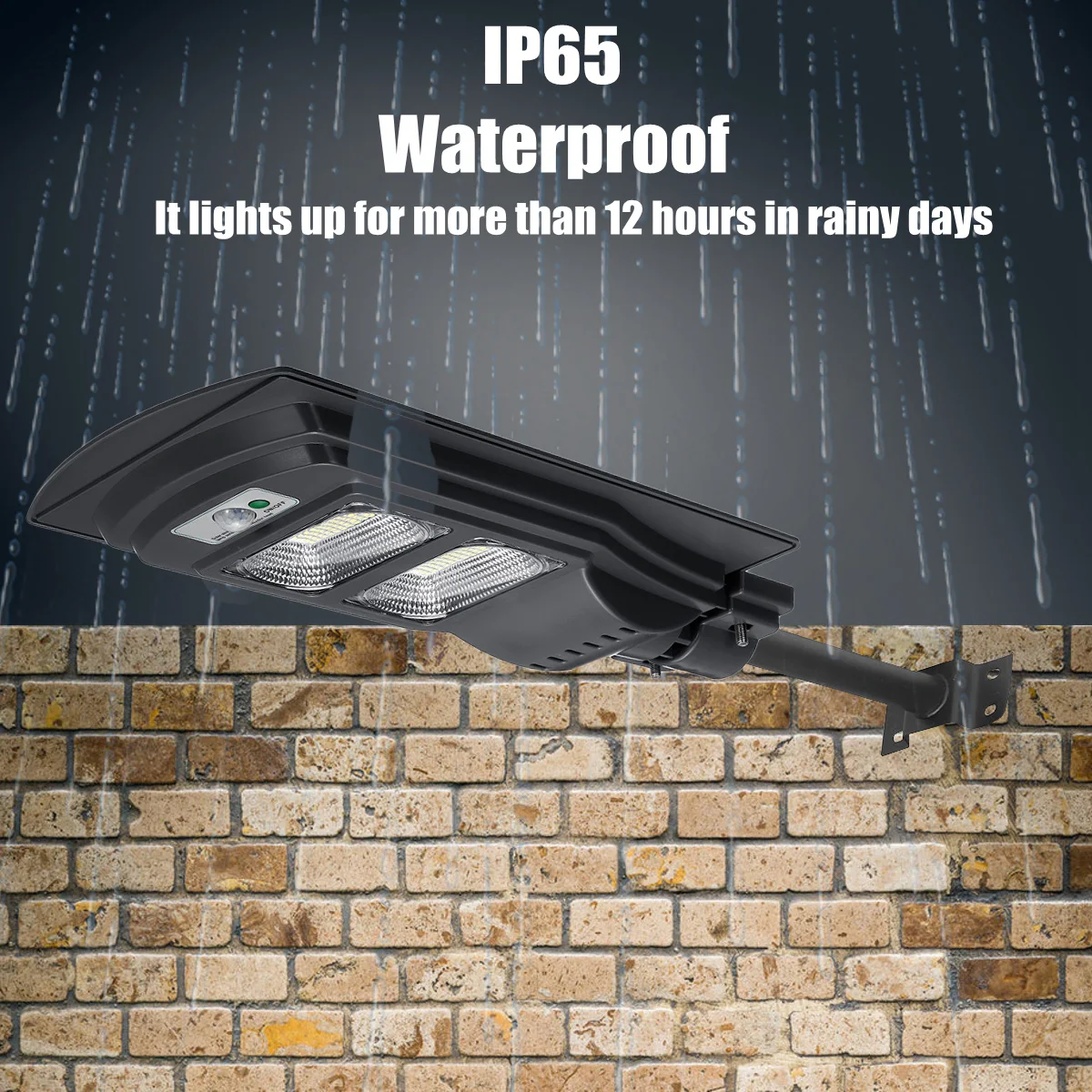 

Smuxi Radar motion 360W/240W/120W LED Gray IP65 Solar Street Light Constantly Waterproof Induction Solar Sensor Remote Control