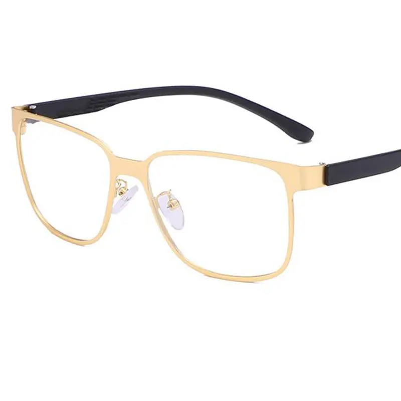 Мужская большая оправа очки 2020 классические металлические квадратные