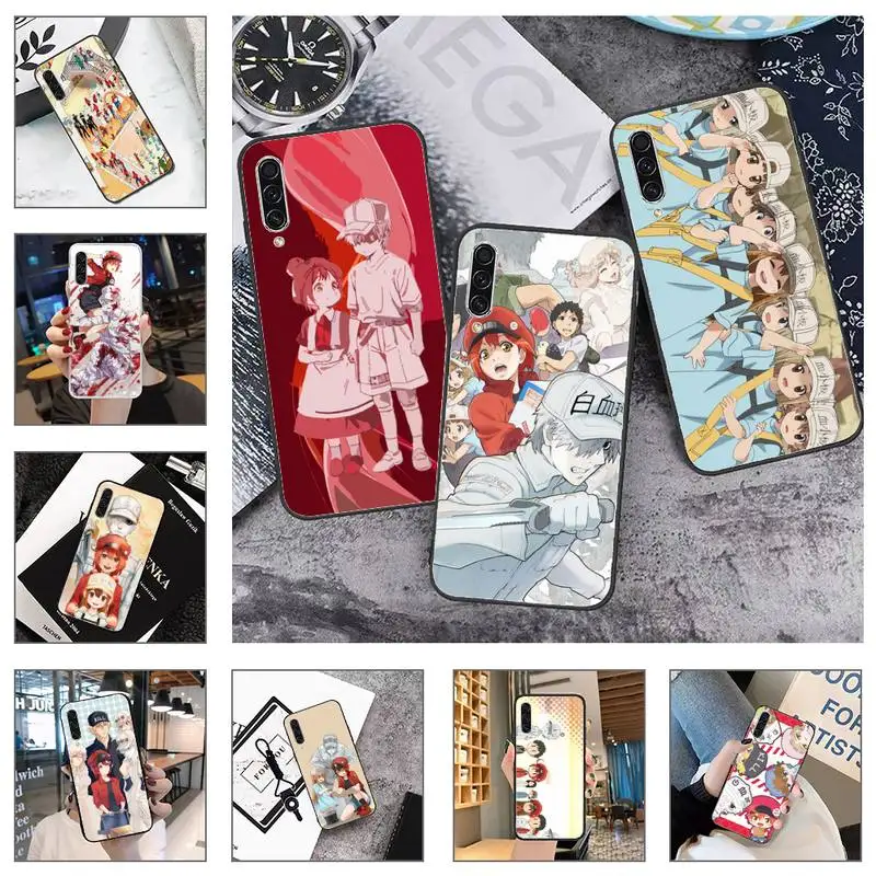 

Japan anime cells at work Phone Case For Samsung galaxy A S note 10 7 8 9 20 30 31 40 50 51 70 71 21 s ultra plus