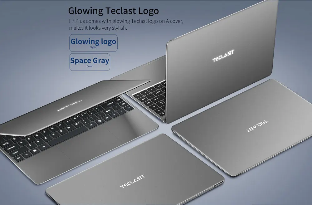 Teclast F7 Plus ноутбук 14,0 'Windows 10 Домашняя версия Intel Gemini Lake N4100 четырехъядерный 1,1 ГГц 8 Гб ОЗУ 256 ГБ SSD HDMI Ноутбуки